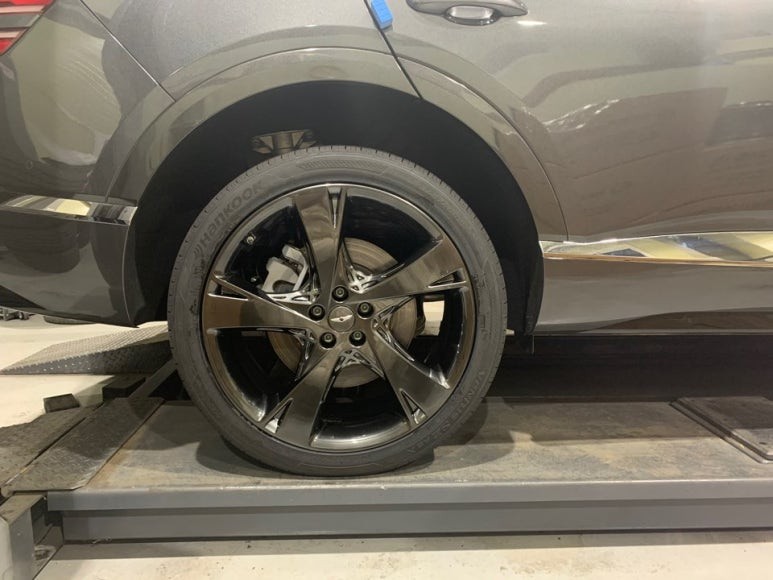 [용인 미형상사] 제네시스 GV80 22인치 순정 고스트크롬휠 복원 / 경기 용인 처인