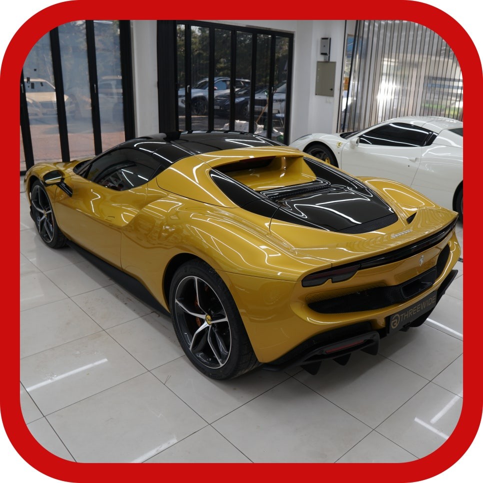 페라리 296 GTS, 신차 패키지 전체(내/외부) PPF 시공기 (#분당 #판교 #하이그로시 #카본)