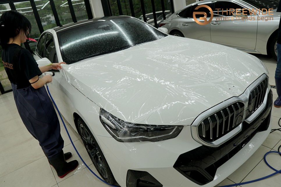 BMW 530e, 프론트 & 생활보호 PPF 패키지 시공 (#부분PPF #분당 #판교)