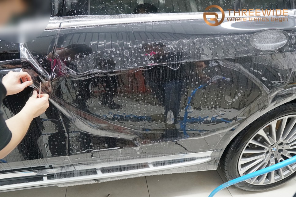 BMW X7 40i, 대형 프리미엄 SUV에게 가장 잘 어울리는 투톤 시공 (#상단랩핑 #하단PPF #듀오톤 #분당 #판교)