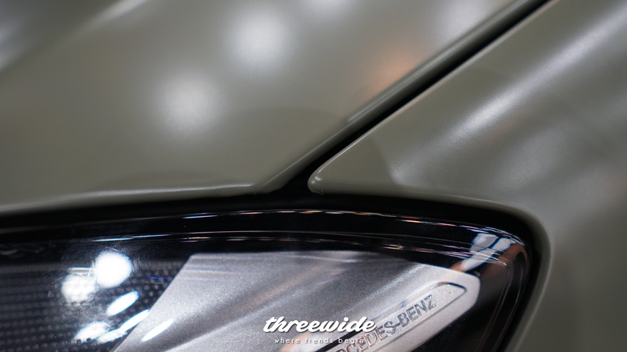 벤츠 SLC43AMG [사틴 카키 그린 전체랩핑] / 성남시 수정구 시흥동