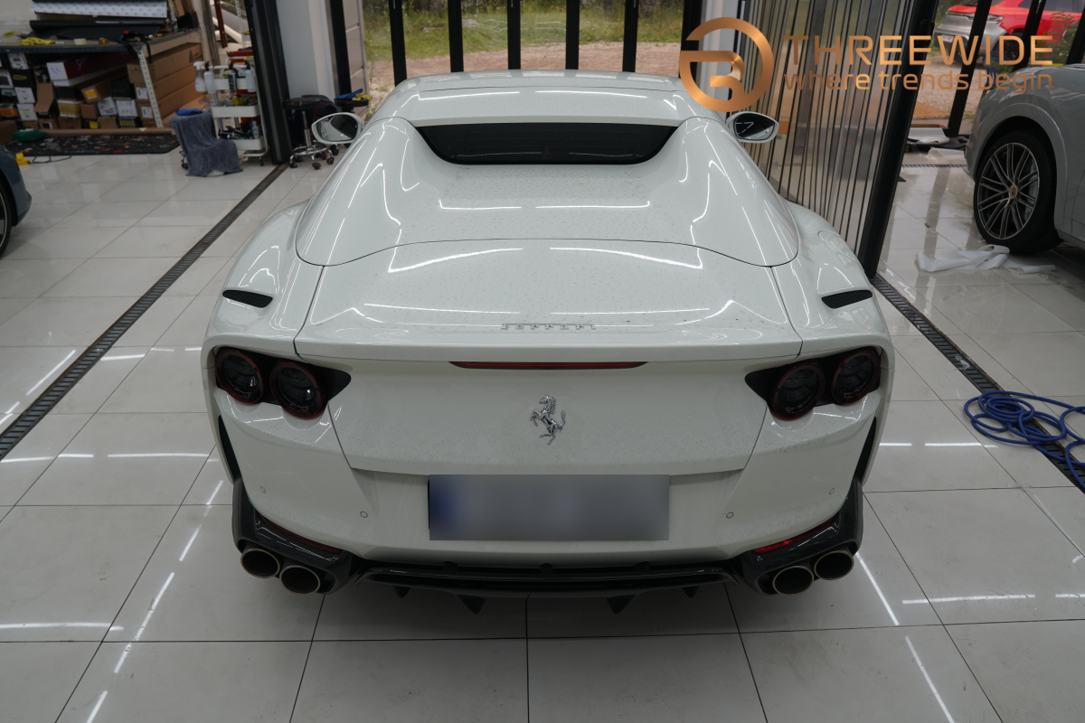 페라리 812 GTS 랩핑 전문점에서 커스텀 데칼 시공 / 성남,판교,분당.강남