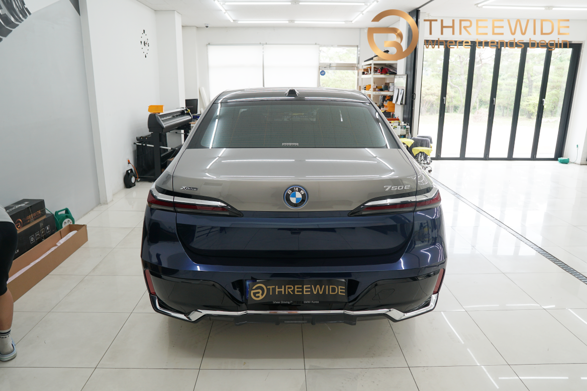 BMW 750e (i7 m70) 순정처럼 투톤랩핑 했어요 / 성남,판교,분당.강남
