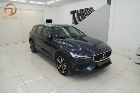 볼보 크로스컨트리 V90, 하이글로시 크레용 컬러 전체 랩핑 시공기 (#포르쉐 #시멘트색상 #분당 #판교) / 성남시 수정구 시흥동