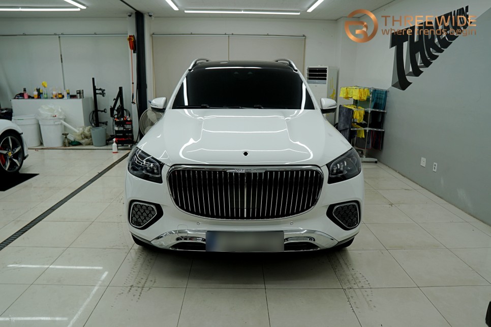 벤츠 GLS 600 마이바흐, 하이글로시 고광택 투톤 랩핑으로 더욱 고급스럽게! (#듀오톤랩핑 #상단투톤 #분당 #판교) / 성남시 수정구 시흥동