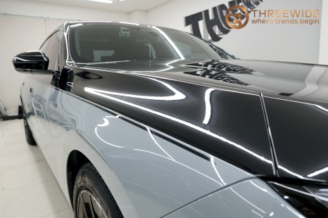 분당 BMW 740i, 투톤 랩핑 정장으로 더욱 세련되게! (#듀오톤랩핑#고광택 #필름 #판교 #코치라인)