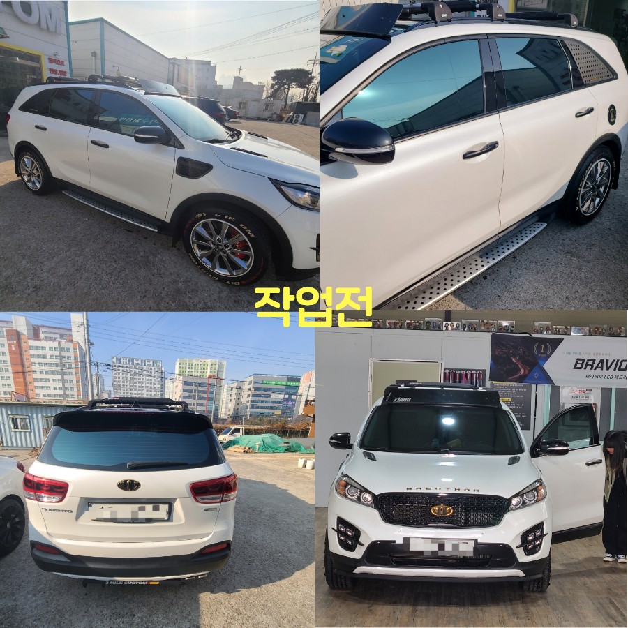 일산 파주 운정 올뉴 쏘렌토 3m 메탈 밀리터리그린 무광 전체랩핑 / 경기 파주