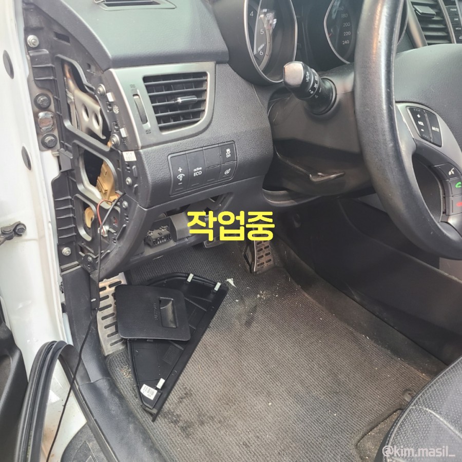 김포 걸포 북변 i30 블랙박스 블박 아이나비 z5000 설치 시공 작업 후기 / 경기 파주