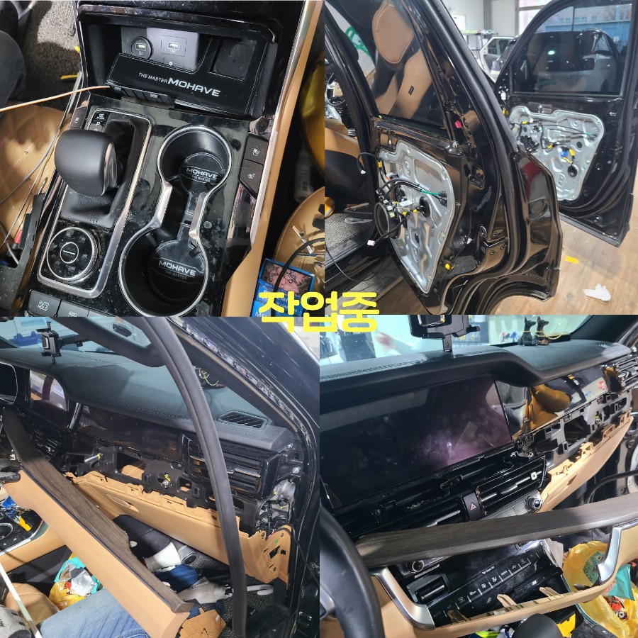 일산 다이즈커스텀 더마스터 모하비 코더스 엠비언트 led컵 플레이트 고어캣치 시공 작업 후기 / 경기 파주