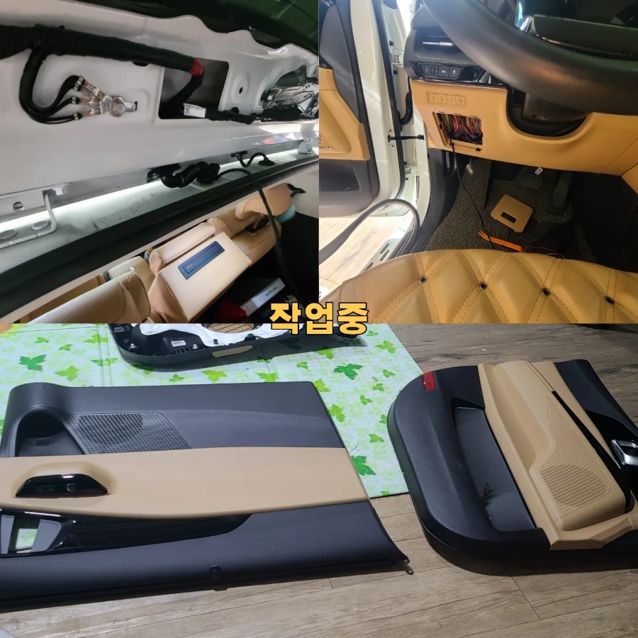 파주 운정 ka4 카니발 비노출 엠비언트 시공 작업 후기 / 경기 파주