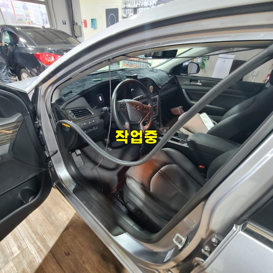 파주 운정 야당 LF쏘나타 하이패스 눈밀러 장착 시공 작업 후기 / 경기 파주