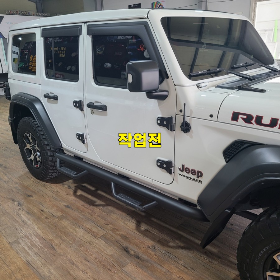 파주 운정 지프 랭글러 데칼 랩핑 시공 작업 후기 / 경기 파주