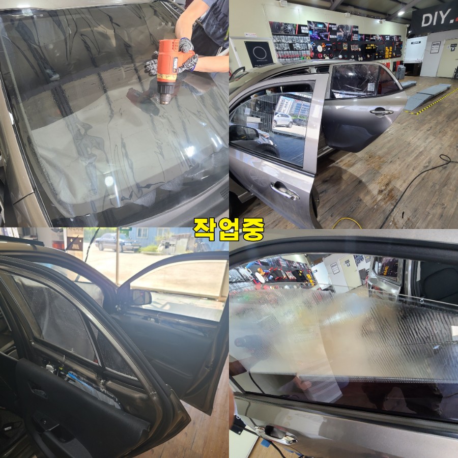 파주 운정 더 뉴 모닝 파비스 썬팅 시공 작업 후기 / 경기 파주