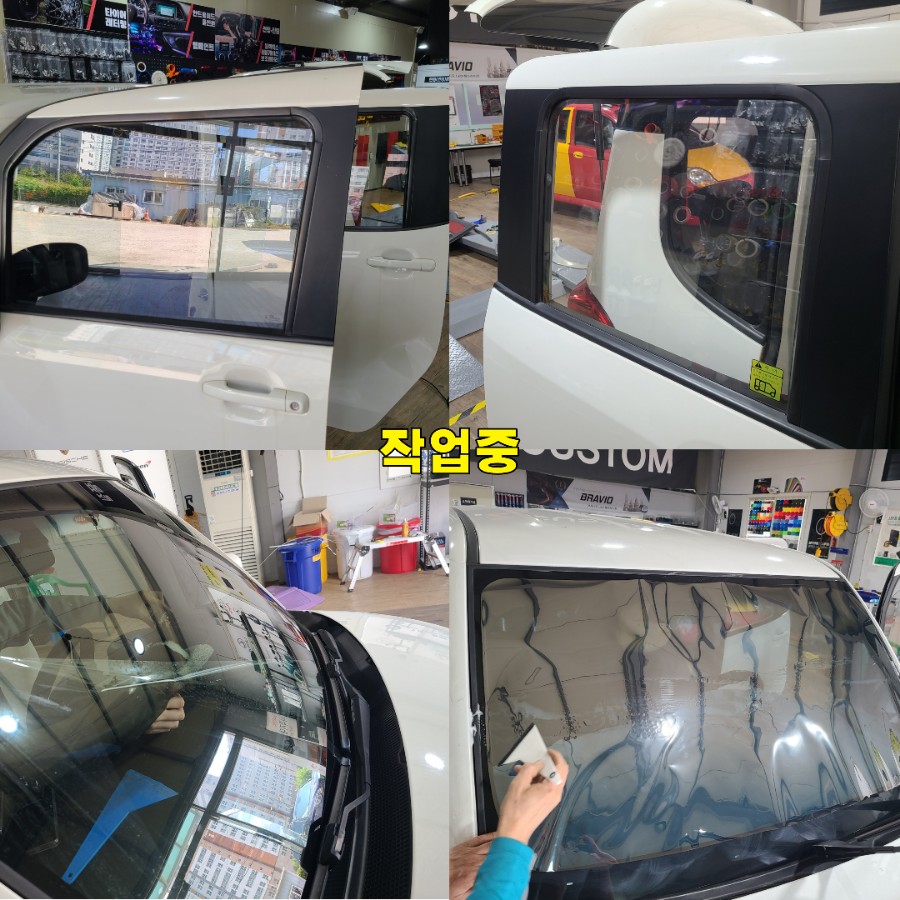 파주 운정 레이 애니가드 반반사AP80 필름 시공 작업 후기 / 경기 파주