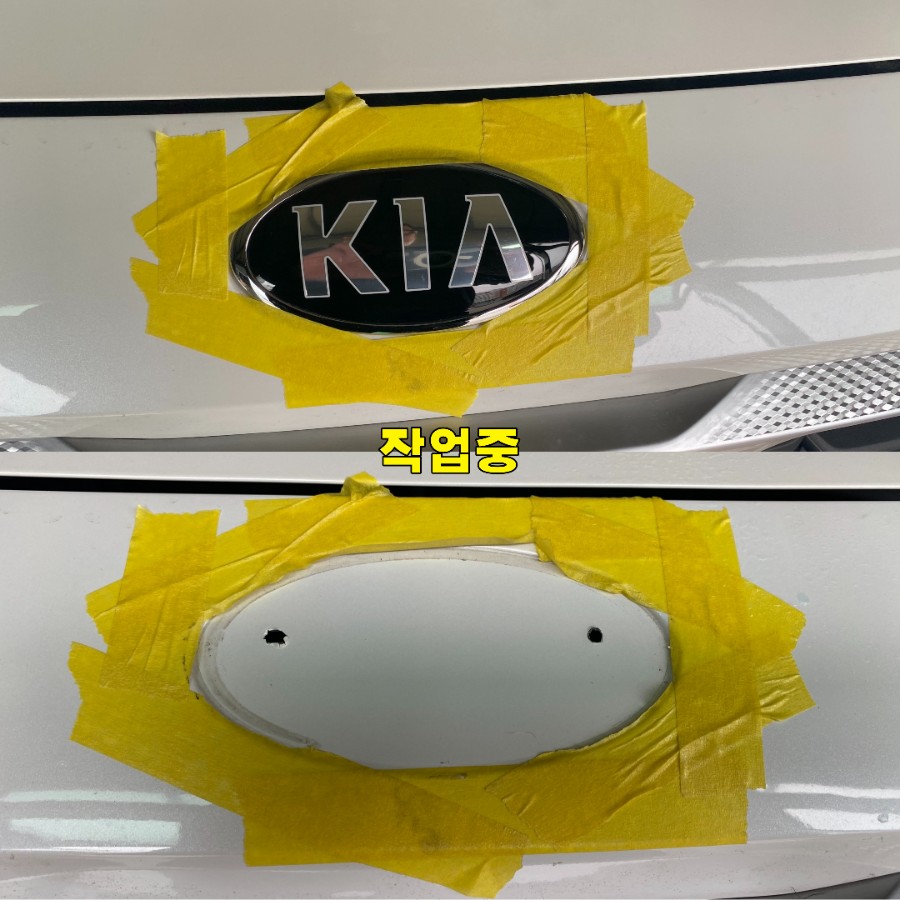 파주 운정 셀토스 KN앰블럼 교체 시공 작업 후기 / 경기 파주