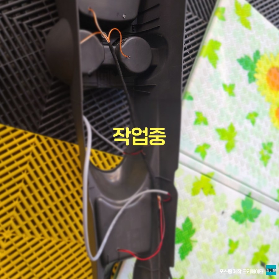 고양 일산 쉐보레 스파크 신차 패키지 실내 led 컵 플레이트 시공 작업 후기 / 경기 파주