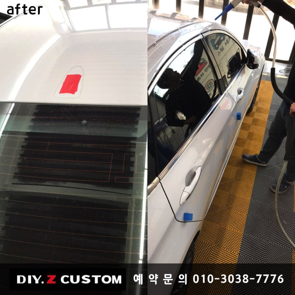 [파주 / 일산 튜닝] 다이즈 커스텀, 제네시스 천장 루프스킨, 사이드미러 부분랩핑 시공완료! / 경기 파주