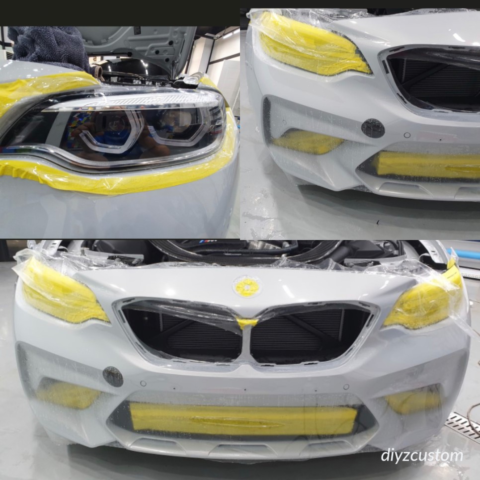 'BMW M2 - 본넷, 앞범퍼, 사이드미러, 헤드라이트 PPF 작업 후기! / 경기 파주