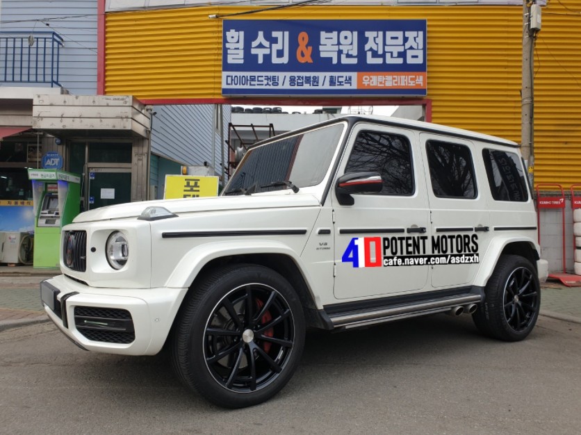 휠복원싼곳 벤츠G바겐 만소리 정품 22인치 휠