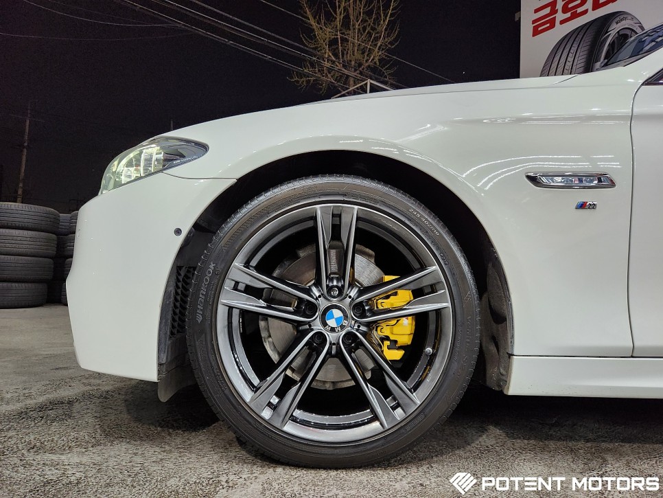 인천 휠도장 BMW 5시리즈 373M 19인치 하이퍼블랙 휠도장 장착 후기 / 인천 서구,부평,부천