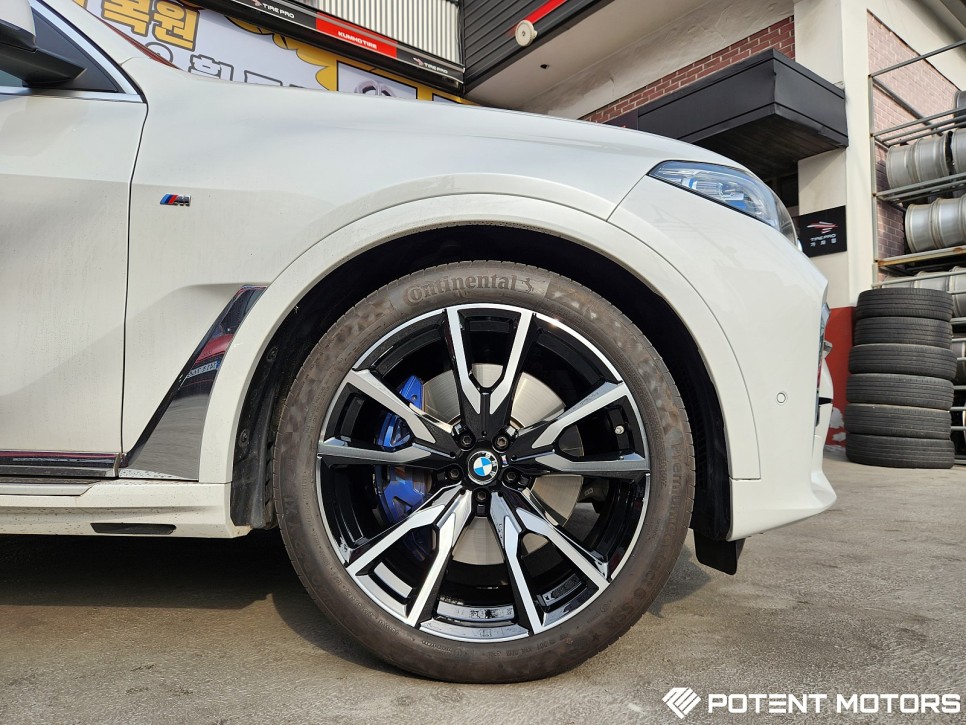 BMW 휠깨짐 X7 순정 22인치 휠수리복원 장착 / 인천 서구,부평,부천