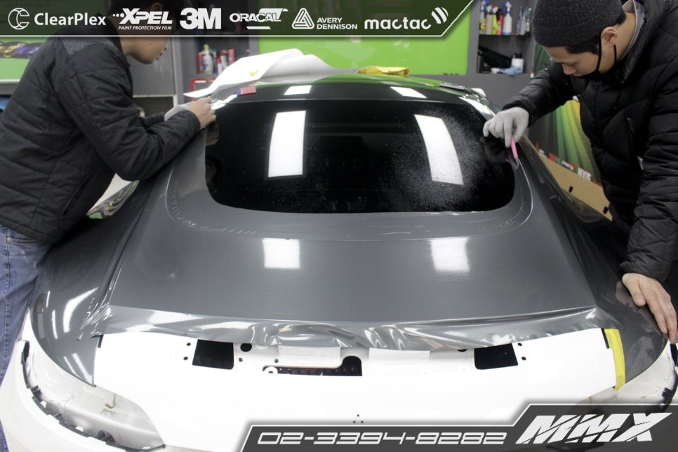 AMG GT R 전체랩핑 : 유광 그레이 메탈릭 / 성동구 용답동