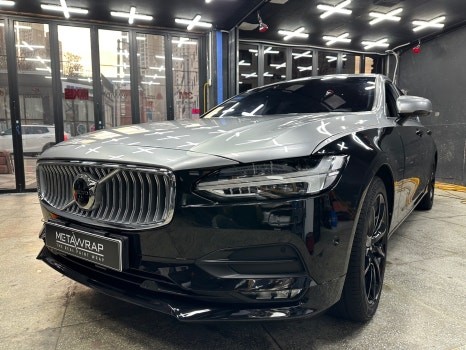 투톤 랩핑 도전하는 국내 단 1대, 볼보 S90 시공 후기 / 광주 서구