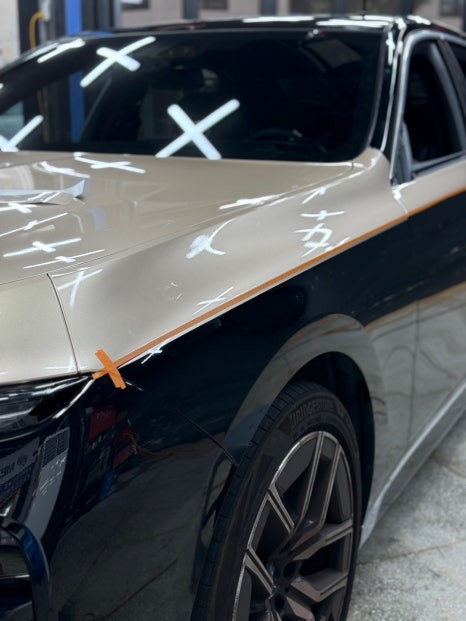 광주 랩핑 BMW 7시리즈 투톤 전체 출고 후기 / 광주 서구