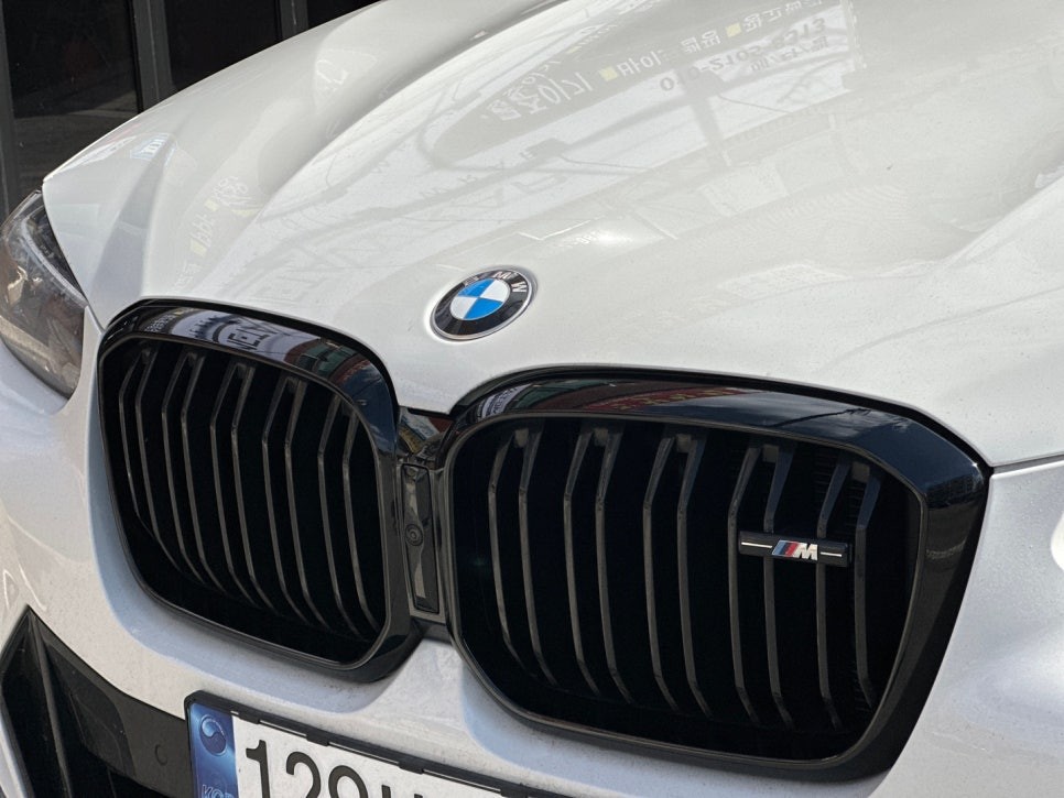BMW 그릴 랩핑 크롬딜리트 ALL 블랙 시공 / 광주 서구