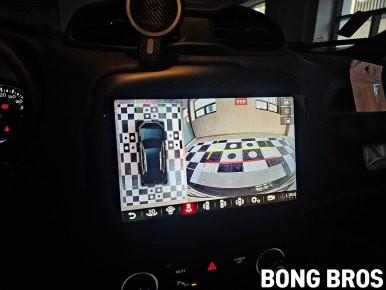 수원 레니게이드 안드로이드 올인원 카나로알파프로7870 어라운드뷰 도 설치했어요