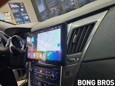 YF쏘나타 하이브리드 순정AV탈거후 카나로알파 안드로이드 올인원 교체 시공 -수원 봉브로스