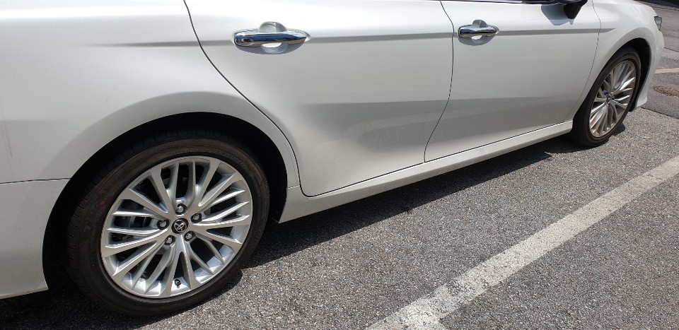 (구리 스마일휠) 도요타 캠리 18인치 다이아몬드컷팅 휠복원1짝(분체도장) / 포천시 소흘읍