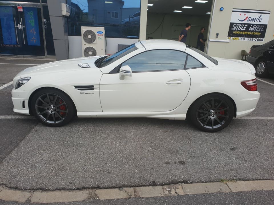 (구리 스마일휠) 벤츠slk55amg 휠복원+고스트크롬(남양주 휠복원) / 포천시 소흘읍
