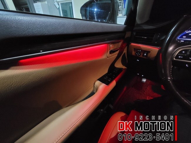 DMX 렉서스 ES300H 비노출엠비언트 무드등시공기. / 인천 계양, 김포, 강서, 부평