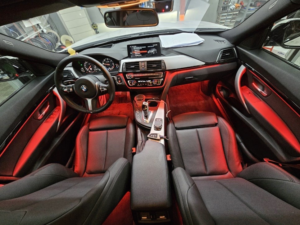 부산 BMW 3GT 실내 엠비언트라이트 무드등 시공 / 부산 사상구