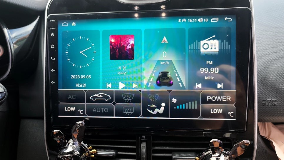 르노 클리오 마이비네트웍스 v9 10인치 안드로이드올인원 / 부산 사상구