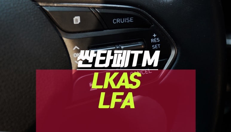 싼타페TM 차선이탈방지(LKAS) 더 높은 차선유지보조 (LFA)옵션 업글 / 부산 사상구 주례동