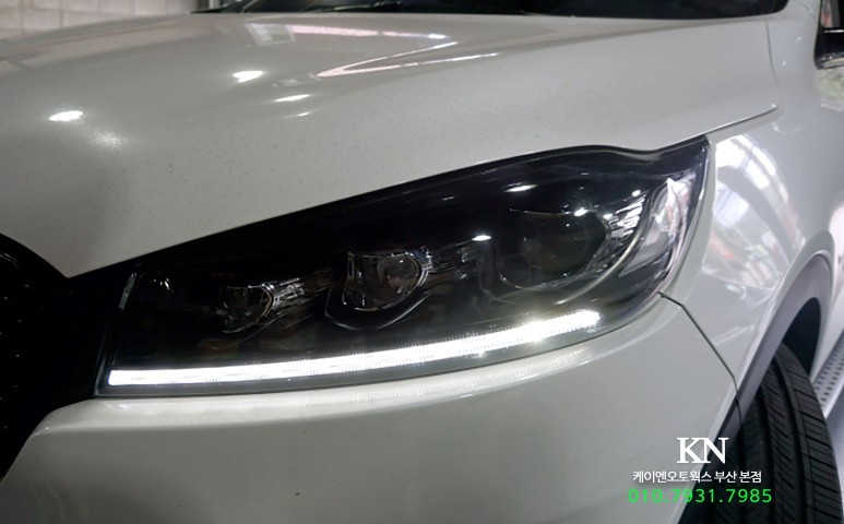 올뉴쏘렌토 더뉴쏘렌토 신형 개조 : 프론트 앞 범퍼,  led 헤드램프 라이트, 테일램프 / 부산 사상구 주례동