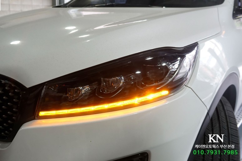 올뉴쏘렌토 더뉴쏘렌토 신형 개조 : 프론트 앞 범퍼,  led 헤드램프 라이트, 테일램프 / 부산 사상구 주례동