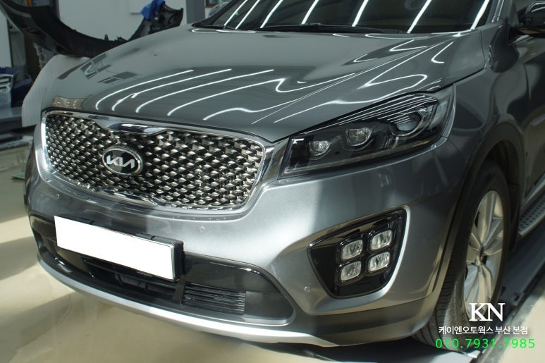 올뉴쏘렌토 더뉴쏘렌토 신형 개조 : 프론트 앞 범퍼,  led 헤드램프 라이트, 테일램프 / 부산 사상구 주례동