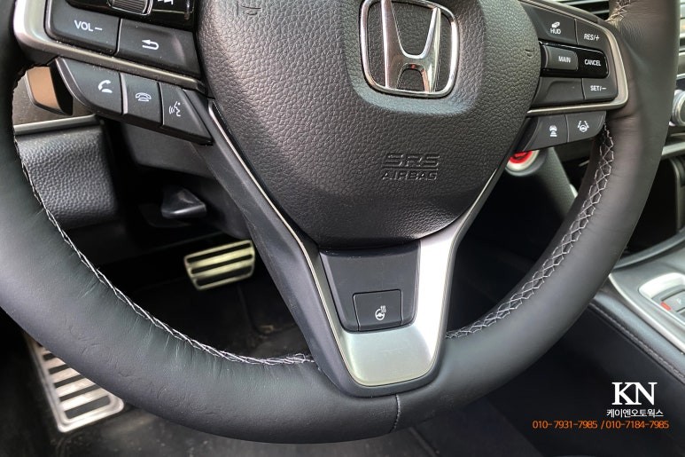 혼다 어코드 순정 열선핸들 / 겨울철 자동차 손따 옵션 튜닝 / 부산 사상구 주례동