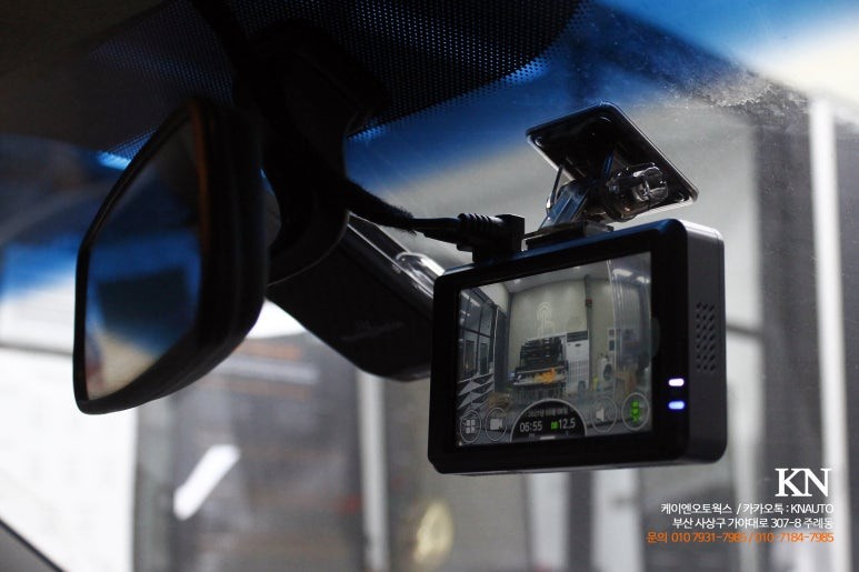 (스파크) 마티즈 경차 전용 블랙박스, 파인뷰 LX5000 POWER 설치 / 부산 사상구 주례동