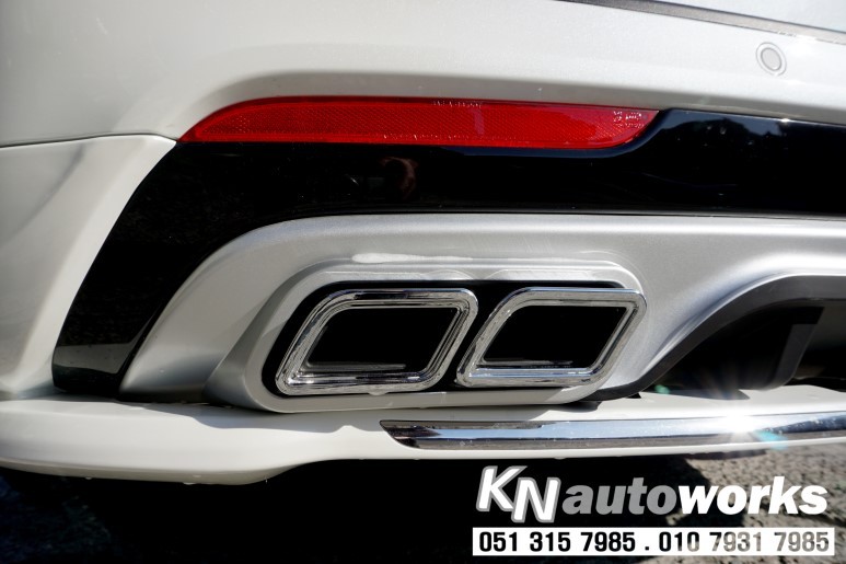 올뉴카니발 하이리무진 듀얼 머플러 디퓨저 시공으로 확실한 분위기 업그레이드/순정형 일체 디퓨져 / 부산 사상구 주례동