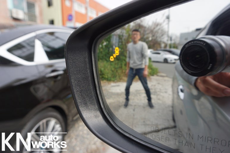 아반떼MD 차선변경 후측방경보시스템 카비스BSA 측후방감지기 튜닝 / 부산 사상구 주례동