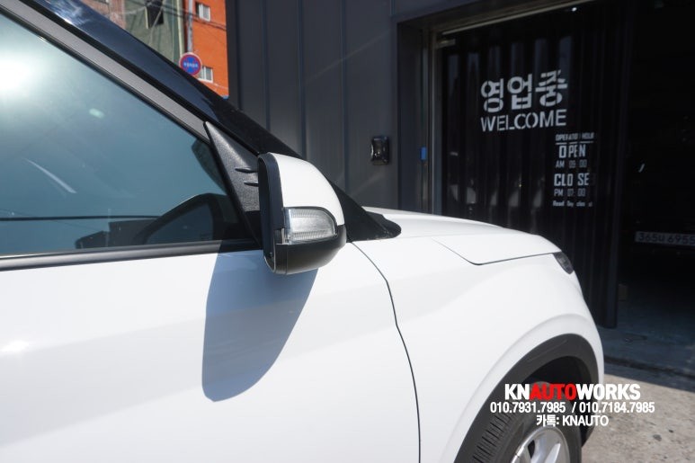 수동 깡통부터 풀옵션도 없는 2020 베뉴 사이드미러 락폴딩 릴레이 작업 / 부산 사상구 주례동