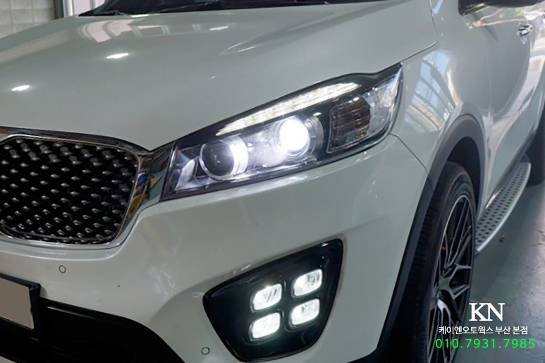 올뉴쏘렌토 더뉴쏘렌토 신형 개조 : 프론트 앞 범퍼,  led 헤드램프 라이트, 테일램프 / 부산 사상구 주례동