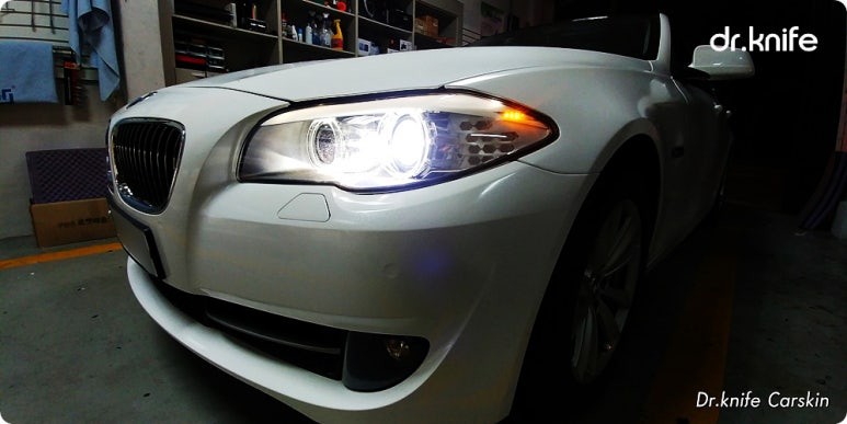 광주전체랩핑 BMW 528i 전체랩핑시공 닥터나이프 카스킨 / 광주 북구 중흥동