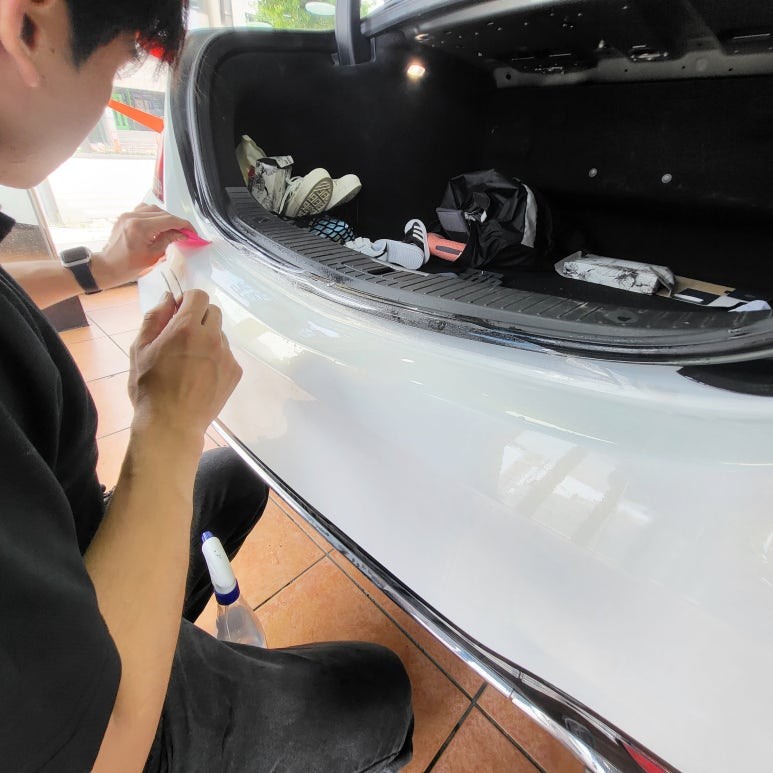 광주랩핑 벤츠 S450 전체랩핑 시공 / 광주 북구 중흥동