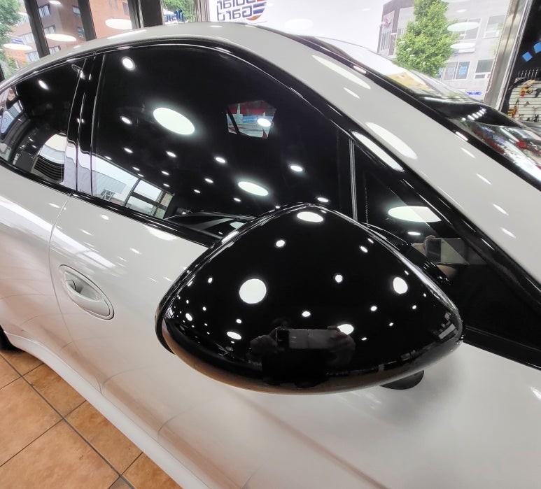 광주랩핑 포르쉐 파나메라 그레이 전체랩핑시공 / 광주 북구 중흥동