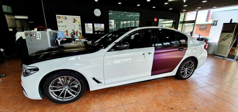 광주랩핑 BMW 520d(g30) 롤링썬더 카멜레온 전체랩핑 시공 / 광주 북구 중흥동